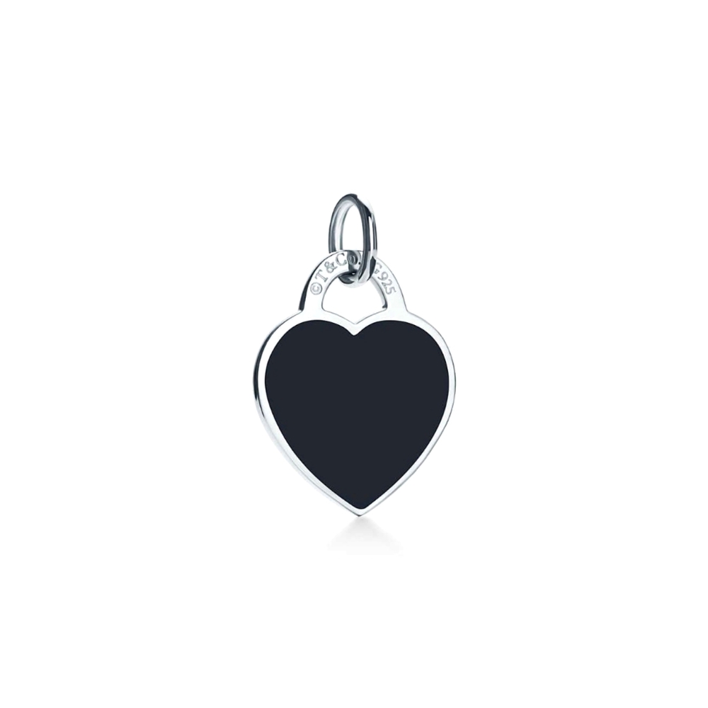 SOLD 🙏🏼✨️ RARE / HTF 🦄🦄🖤 Tiffany & co black heart charm 🖤🦄🦄